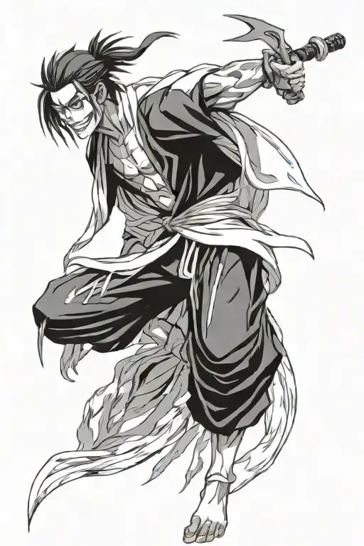 Zaraki Kenpaci From Bleach Anime