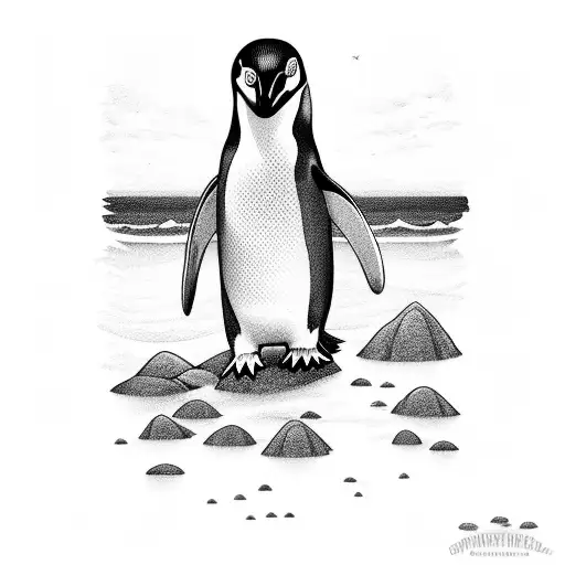 Small Surfing Penguin