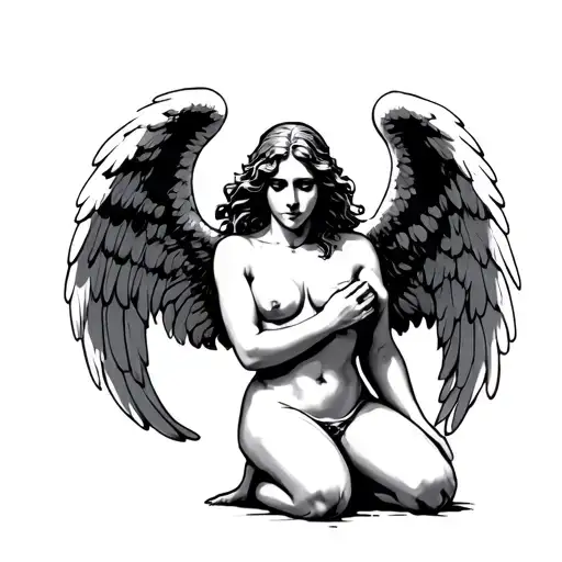 Angel Kneeling