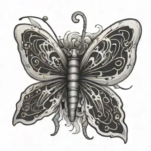 Butterfly With Tail Of Scorpion