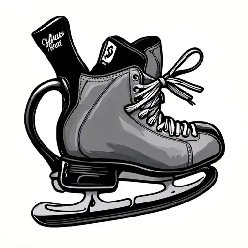 Ice Skate Coffee Mug