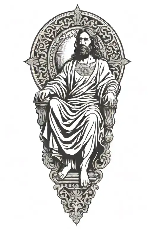 Jesus On The Throne