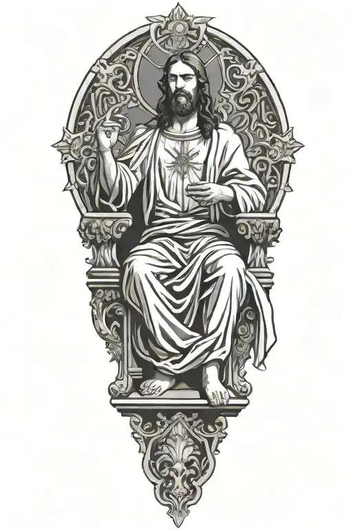 Jesus On The Throne