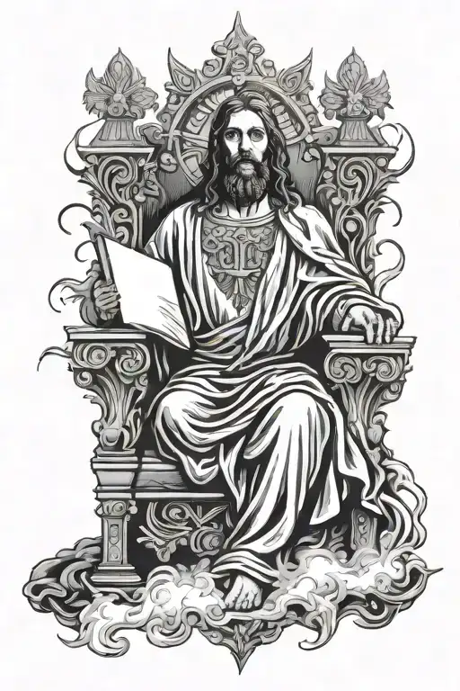 Jesus On The Throne