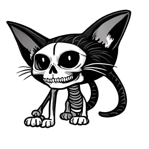 Skeleton Cat