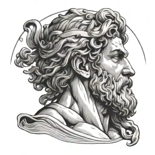 Greek God Atlas Holding