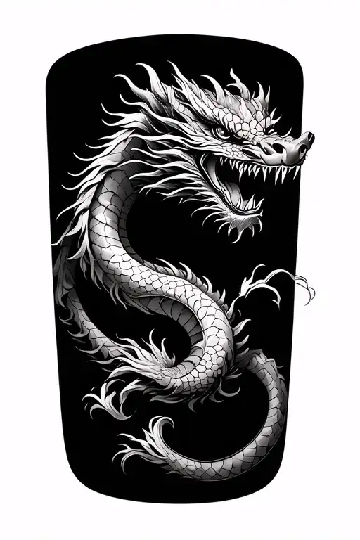 Japanese Dragon Wrapped