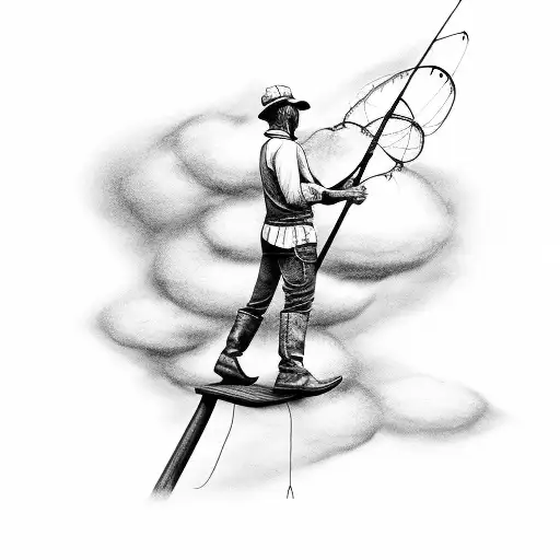 Fisherman On A Cloud