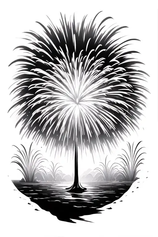 3 Firework Display Illuminating