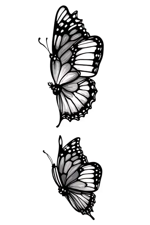 Finger Tattoo Butterfly