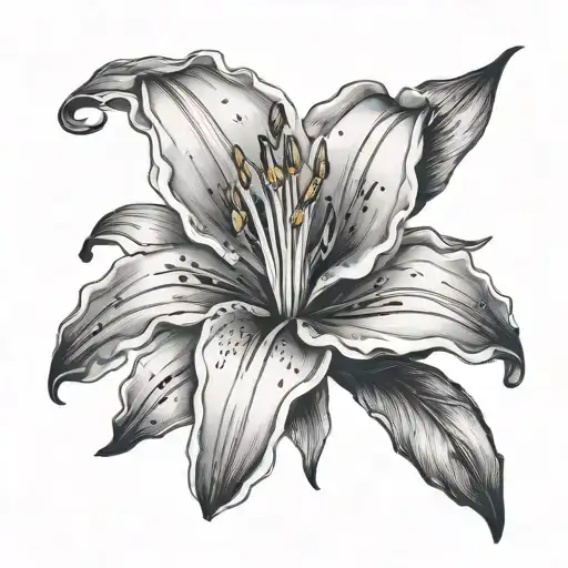 Lily Flower Blooming