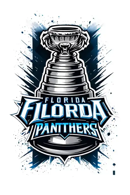 Florida Panthers Logo With Stanley Cup