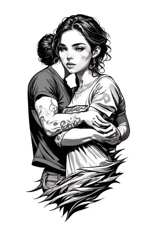 Motivational Tattoo With Someone Helping You