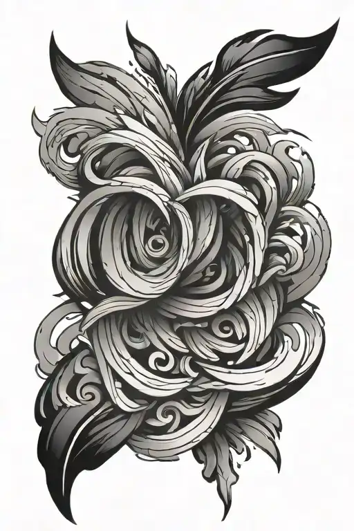 Abstract Brush Strokes