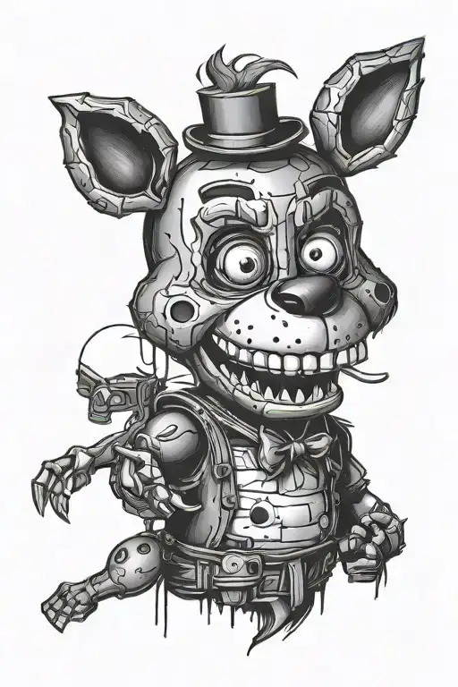 Five Nights At Freddy's On Black Out