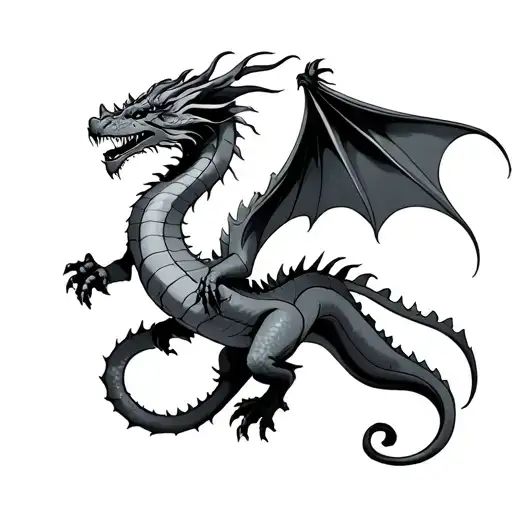 Dragon Riding Serpen