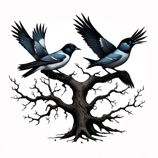 Poison Tree With Birds