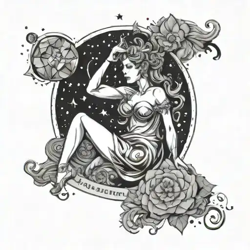 Aquarius With Libra Constellation