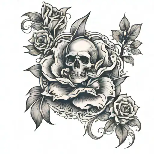 Full Body Black And White Neo Traditional Renaissance