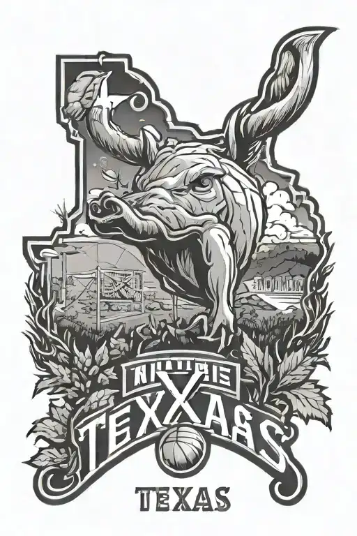 Texas Nature And Basketball Jersey Number