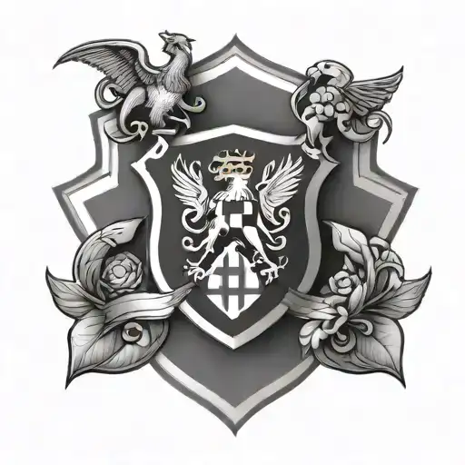 Portuguese Soccer Emblem Surrounded