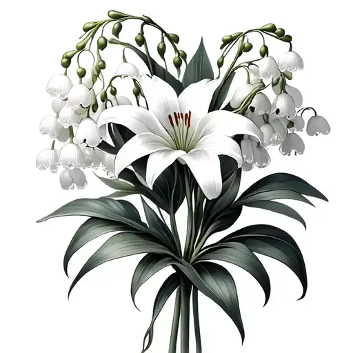 Bouqet Lily Of The Valley And