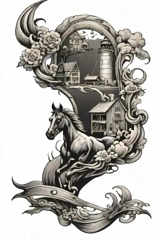 Country Theme Arm Sleeve