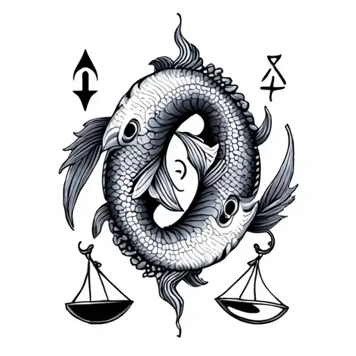 Aquarius And Pisces And Libra Zodiac Sign