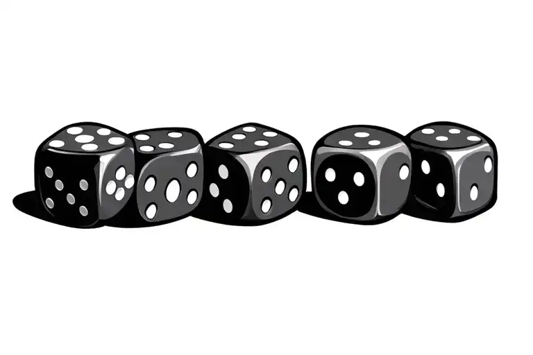 Dice Symbolizing The Gamble