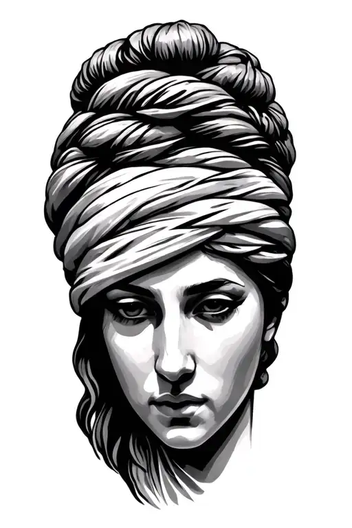 Greek Woman Face