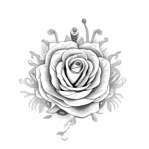 Flowers From Alien Planet Weird Garden