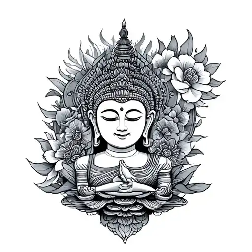 Thai Buddhist Tatto