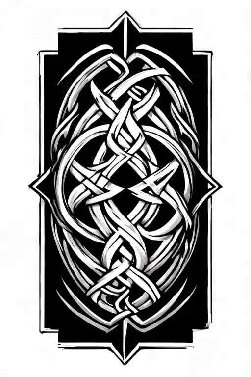 Celtic Tribal For Arm Sleeve