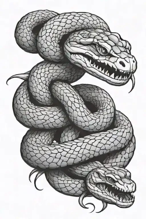 Snake Wrapped Loosely