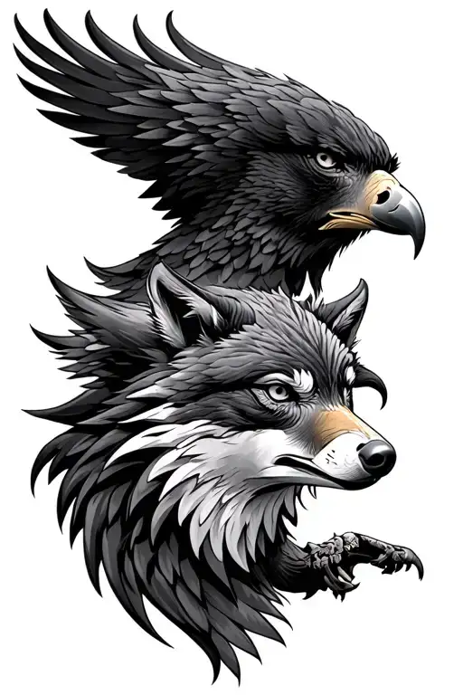 Eagle And Wolf