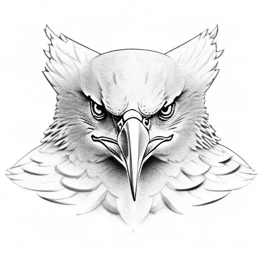 Eagle Design With The Upper Body