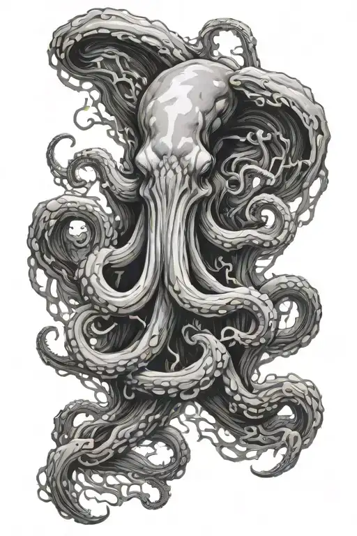 Kraken Emerging From The Depths