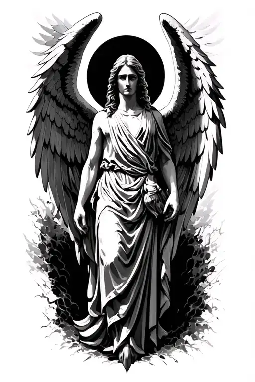 Archangel Uriel With Wings