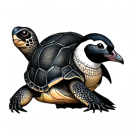 Turtle And Penguin