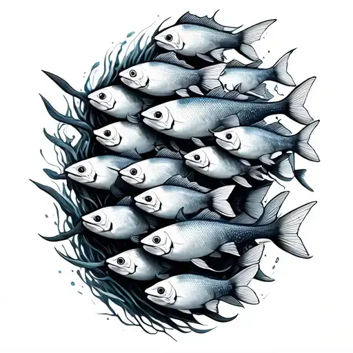 Large School Of Fish