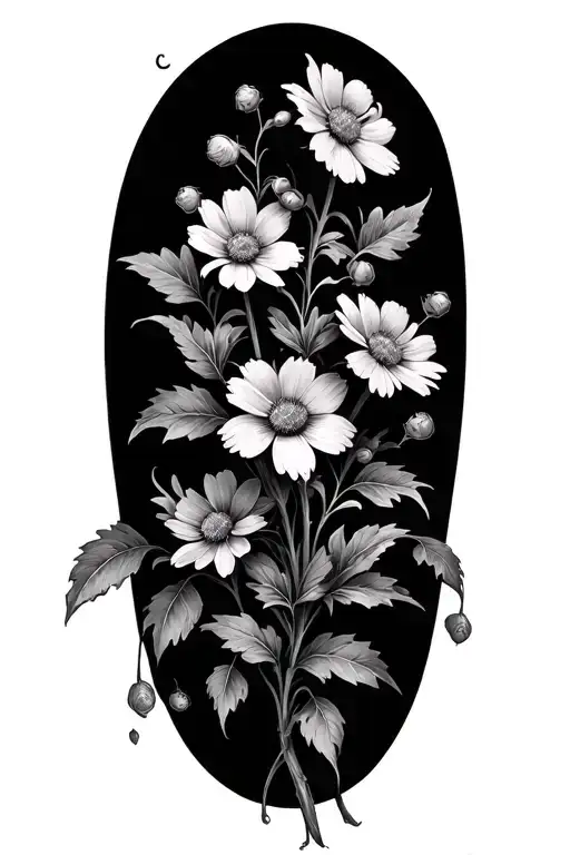 Vines With Wildflowers