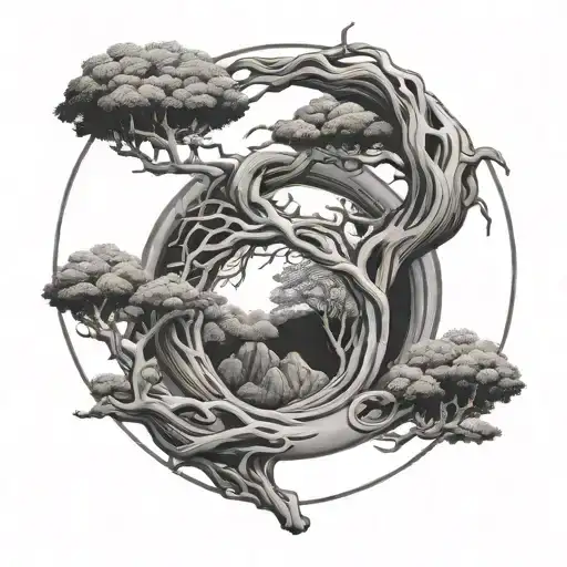 Madusa And Torus Forest Scene With A Hidden