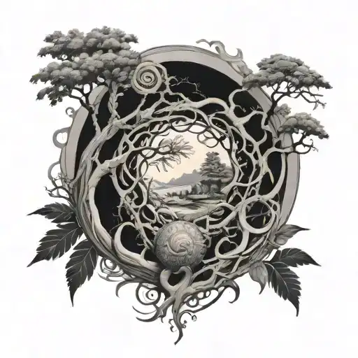 Madusa And Torus Forest Scene