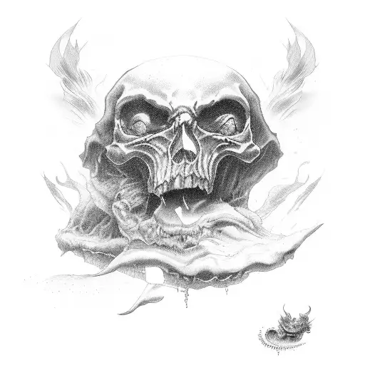 Depths Of Hell To A Beautiful Life With Hope Tattoo