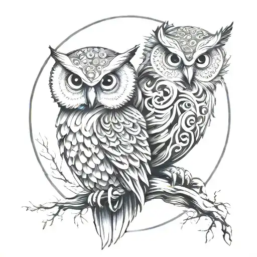 Ying Yang Owl