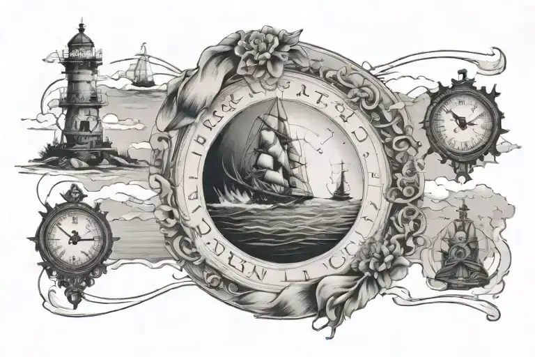 Coordinates At The Ocean