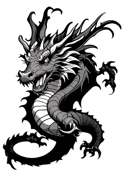 Dragon Climbing Calf