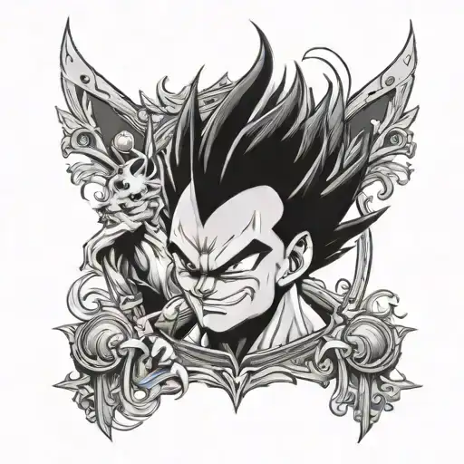 Vegeta On Throne Room Based
