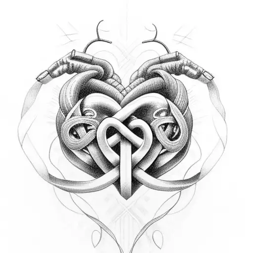 Infinity Symbol Inside A Heart