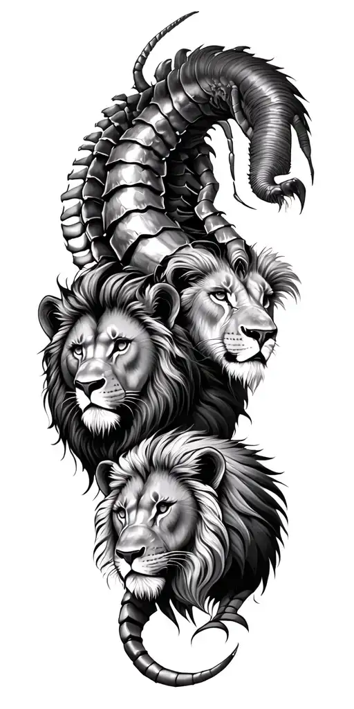 2 Scorpios Capricorn And A Lion